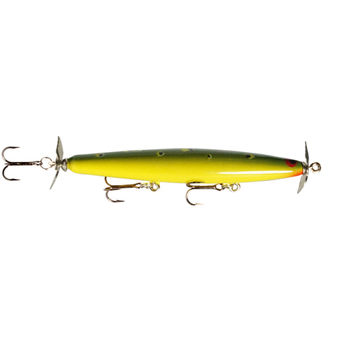 Old School Balsa Baits Thin Spin Propbait