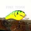 Old School Balsa Square Bill 2 in Fire Tiger
